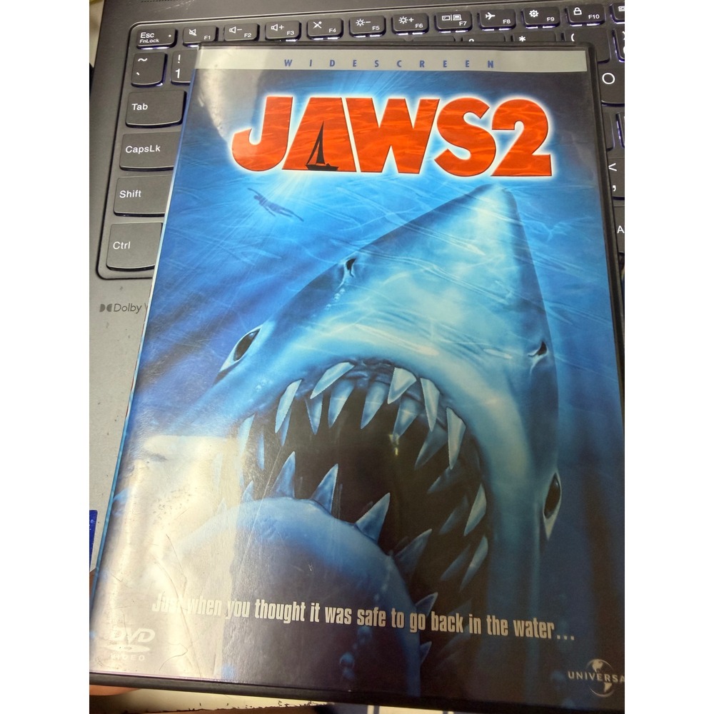 Jaws 2 DVD Widescreen Edition Universal horror Roy Scheider PG 1978‎ Movie